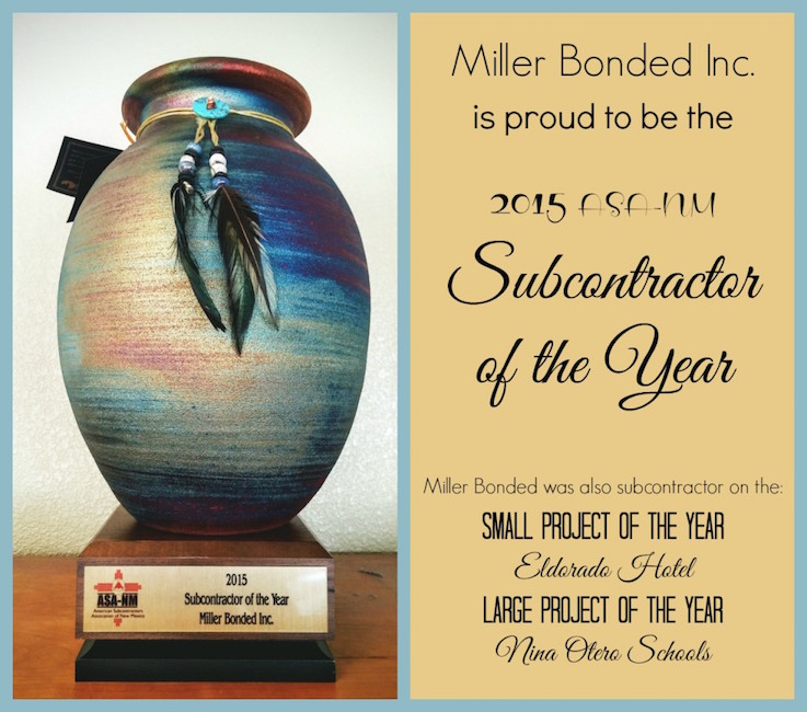 2015 ASA-NM Subcontractor of the Year.